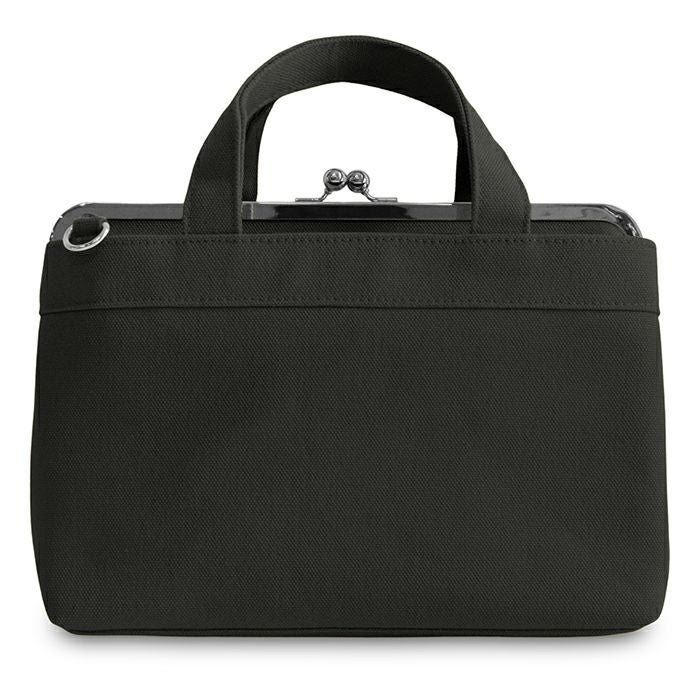在庫商品】がま口手提げバッグ【帆布・綿布・デニム（アソート