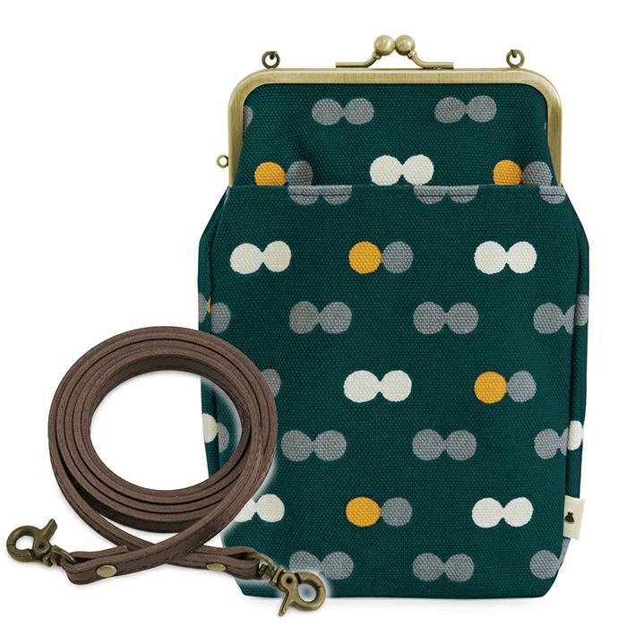 がま口お散歩ポシェット【帆布・綿布・デニム（アソート）】