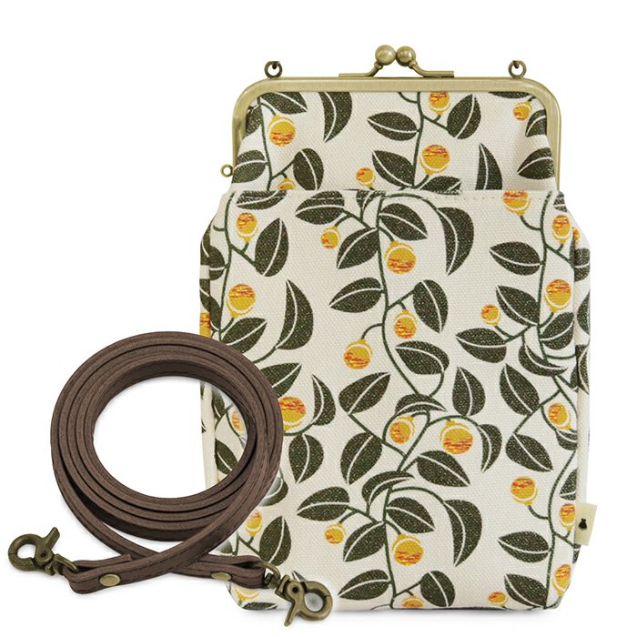 がま口お散歩ポシェット【帆布・綿布・デニム（アソート）】