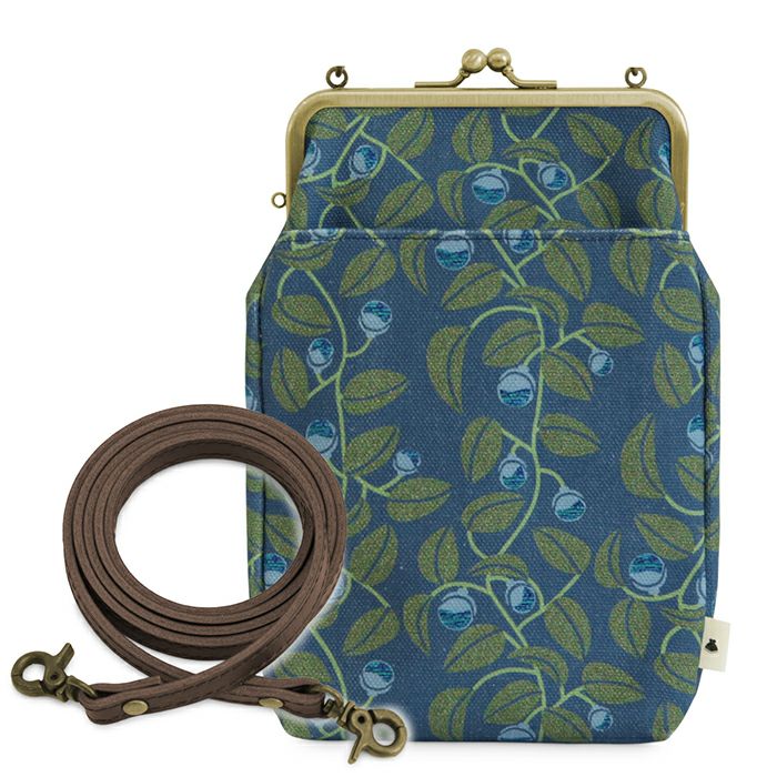 がま口お散歩ポシェット【帆布・綿布・デニム（アソート）】