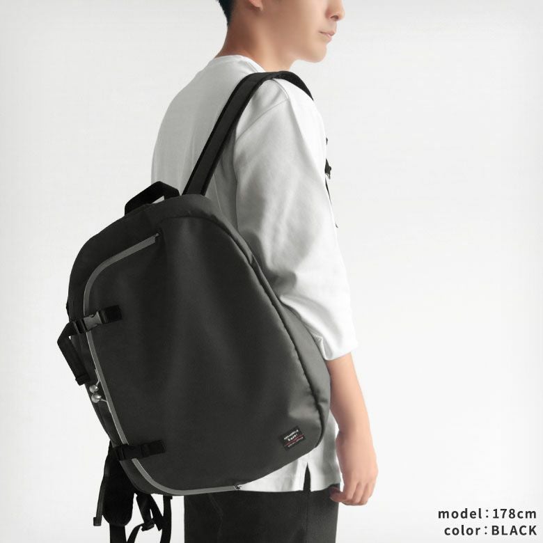 在庫商品】ラウンドがま口アーバンリュック【Sarei HOMME＋】※がまろっ