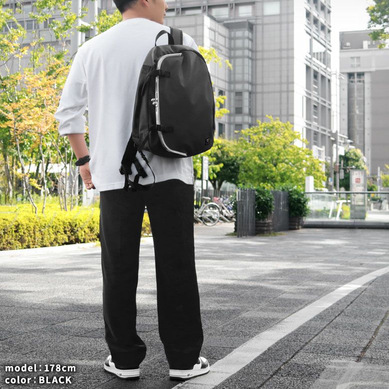  【在庫商品】ラウンドがま口アーバンリュック【Sarei HOMME＋】※がまろっく付き