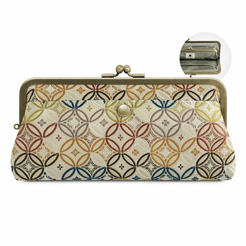 角丸親子がま口長財布【金襴・帯地（アソート）】