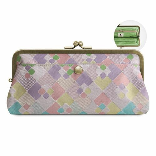 角丸親子がま口長財布【金襴・帯地（アソート）】