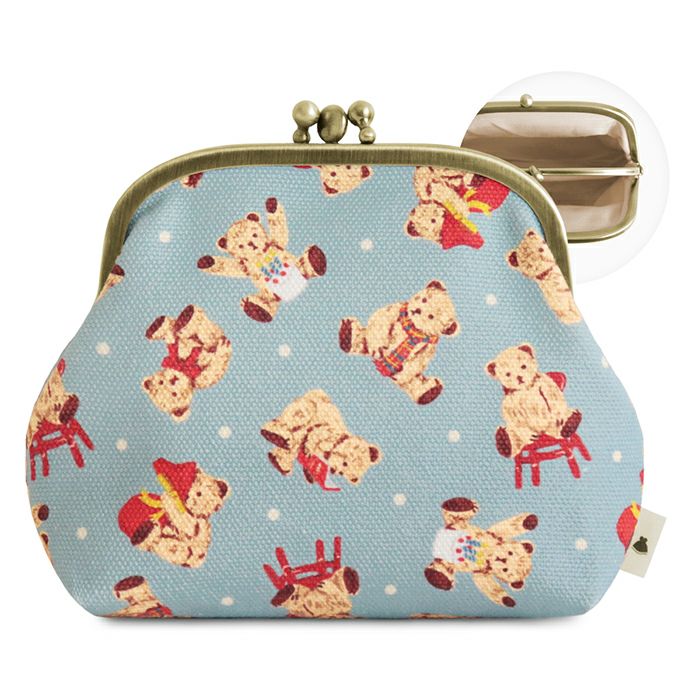 三枚口ポーチ【テディベア】