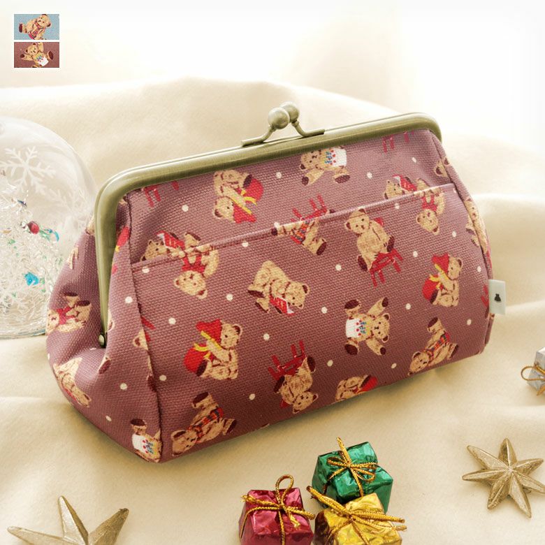 がま口ポーチLサイズ（マチ大）｜AYANOKOJI