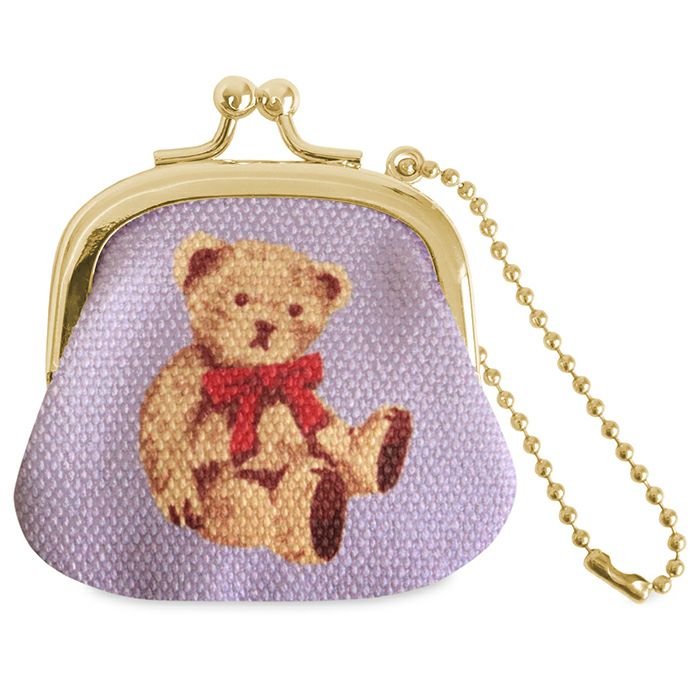 1.7寸ミニがま口チャーム【テディベア】