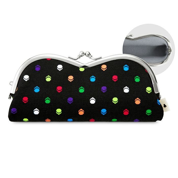 山型がま口メガネケース（裏地グレー）【在庫限り（アソート）】