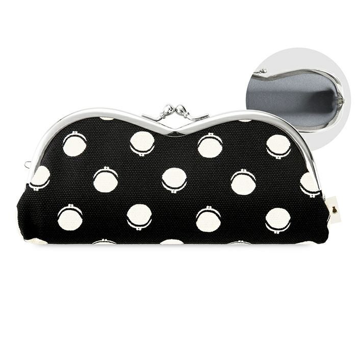 山型がま口メガネケース（裏地グレー）【在庫限り（アソート）】