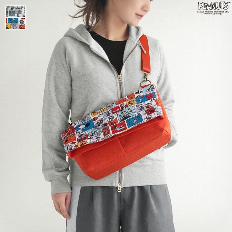 がま口ワイドショルダーバッグ【PEANUTS_25AW(COMIC)】