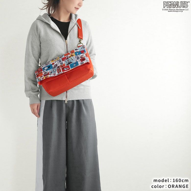 がま口ワイドショルダーバッグ【PEANUTS_25AW(COMIC)】