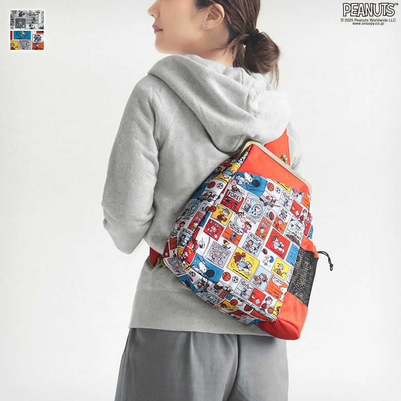 がま口スエヒロスリングバッグ ※がまろっく付き【PEANUTS_25AW(COMIC)】
