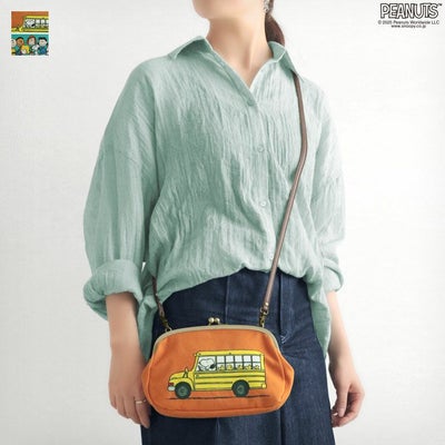 がま口スマホショルダーバッグ【PEANUTS_25AW(FRIENDS)】