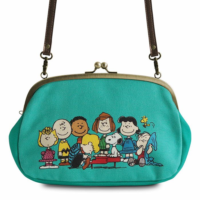 がま口スマホショルダーバッグ【PEANUTS_25AW(FRIENDS)】