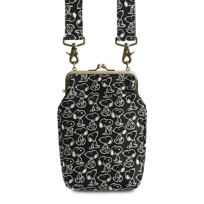 【在庫商品】がま口お散歩ポシェット（ハギ）【PEANUTS_25AW(JQ)】