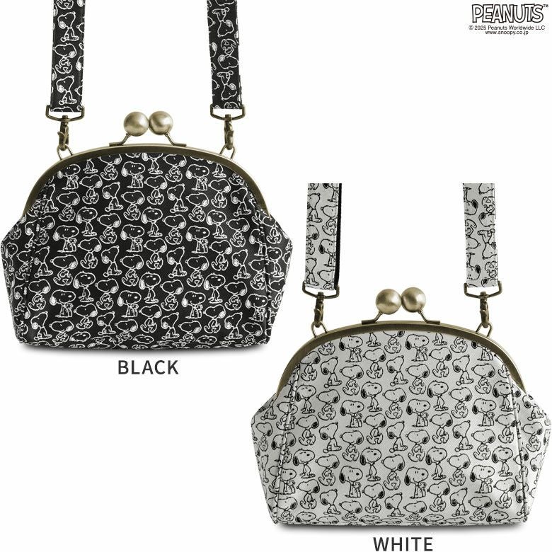 【在庫商品】大玉がま口ポシェット【PEANUTS_25AW(JQ)】