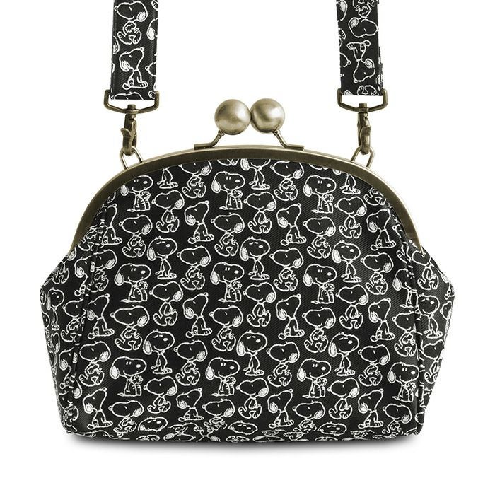 【在庫商品】大玉がま口ポシェット【PEANUTS_25AW(JQ)】