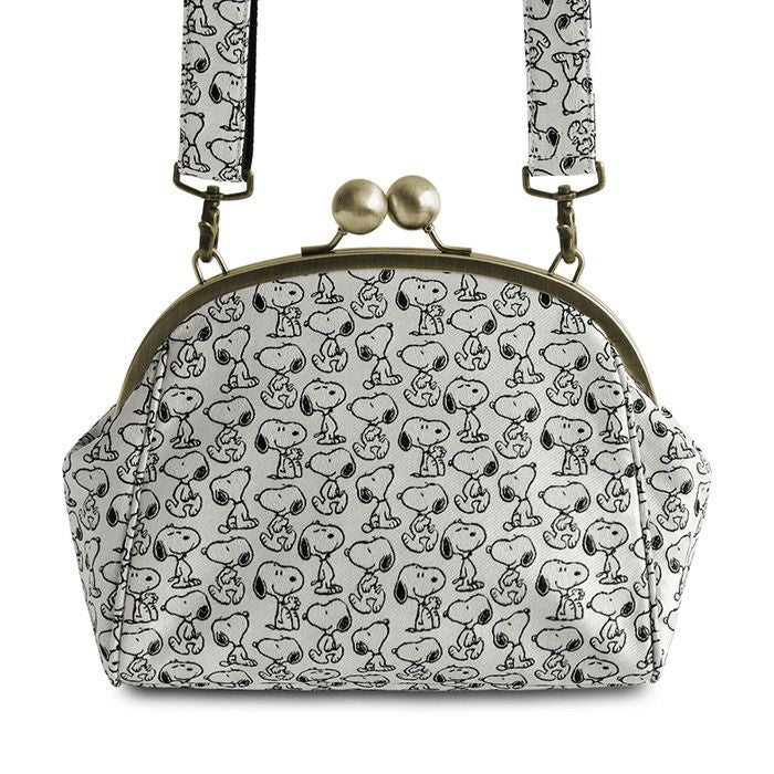 【在庫商品】大玉がま口ポシェット【PEANUTS_25AW(JQ)】