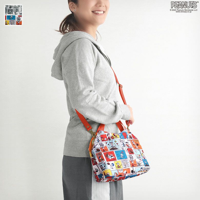がま口レイヤードショルダーバッグ【PEANUTS_25AW(COMIC)】