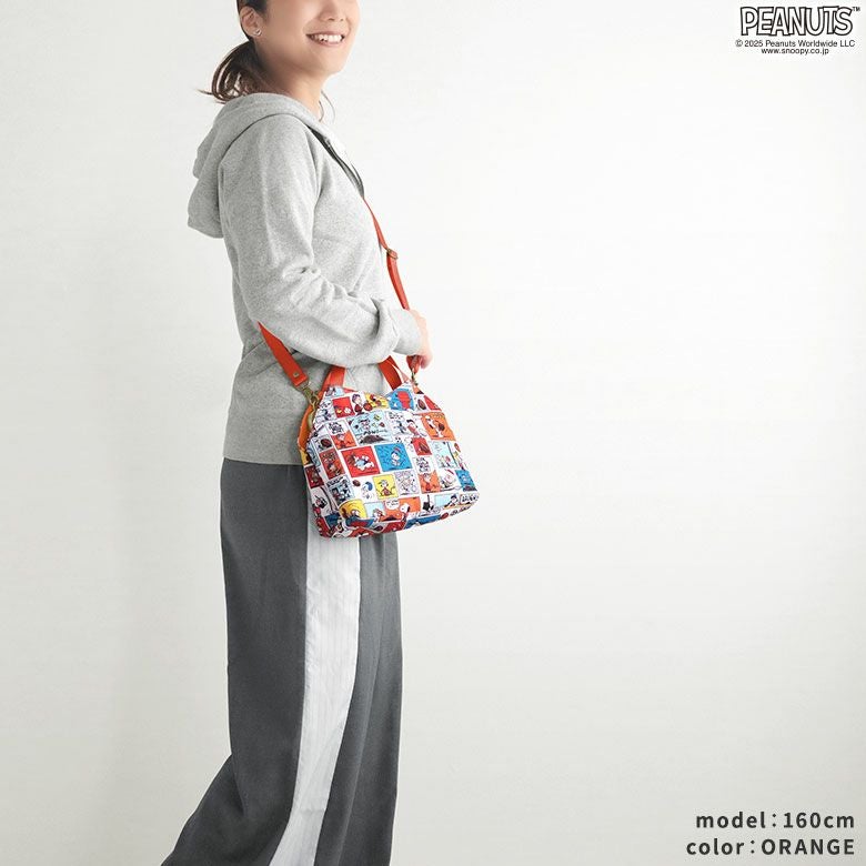 がま口レイヤードショルダーバッグ【PEANUTS_25AW(COMIC)】