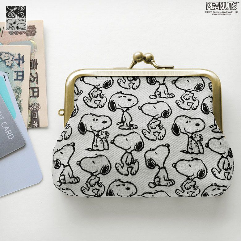 3.5寸がま口コインケース＋（プラス）【PEANUTS_25AW(JQ)】