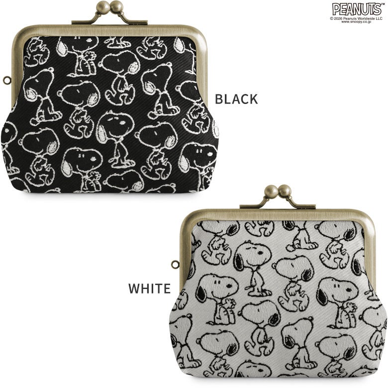 3.5寸がま口コインケース＋（プラス）【PEANUTS_25AW(JQ)】