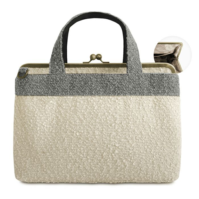 がま口手提げバッグ【moco2】