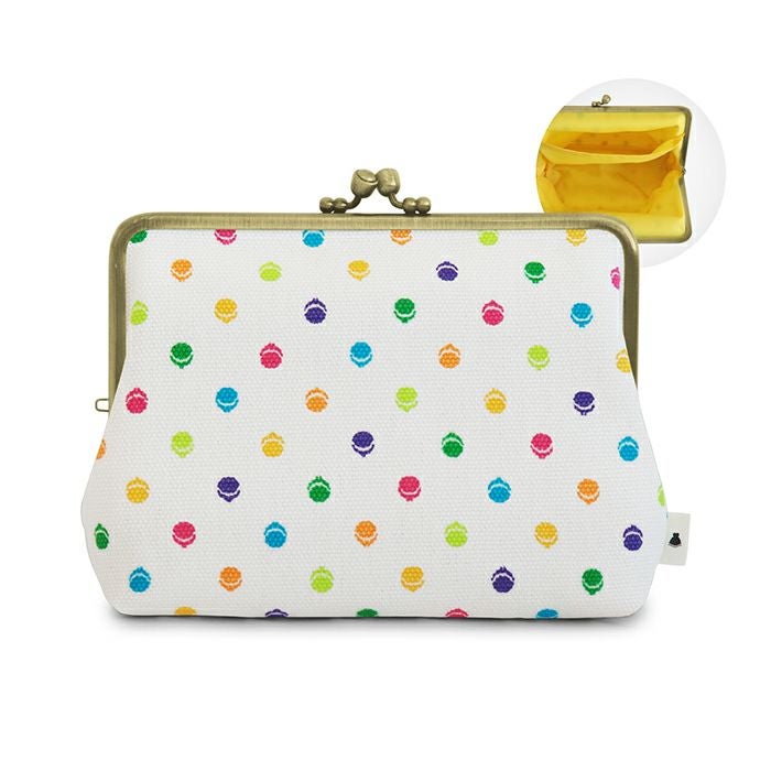 がま口KAKU型ポーチ【彩りアソート】