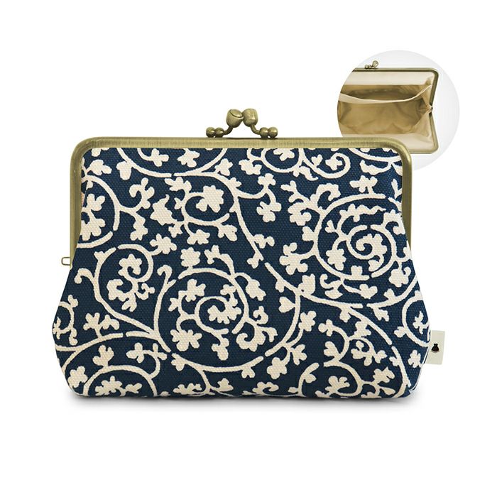 がま口KAKU型ポーチ【彩りアソート】