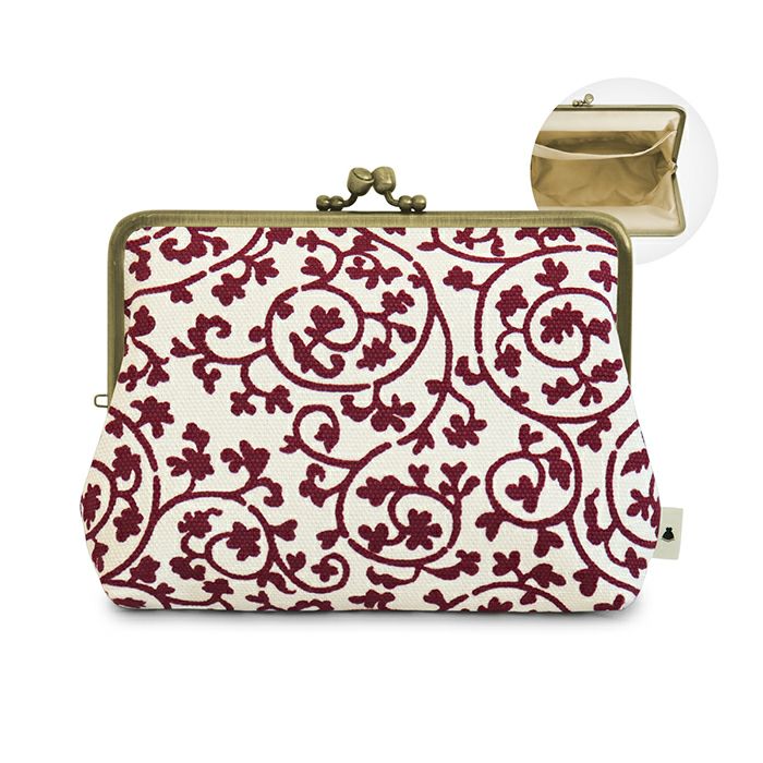 がま口KAKU型ポーチ【彩りアソート】