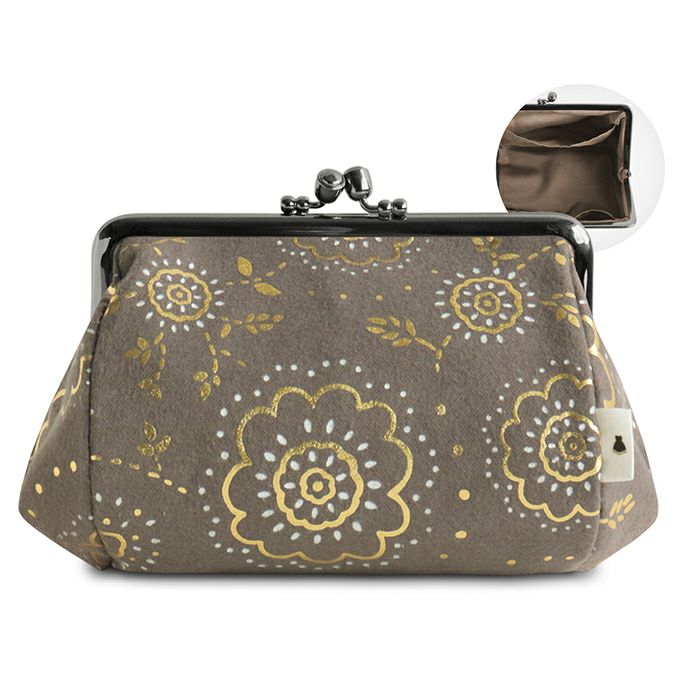 TAWARA型4.5寸がま口コスメポーチ【彩りアソート】