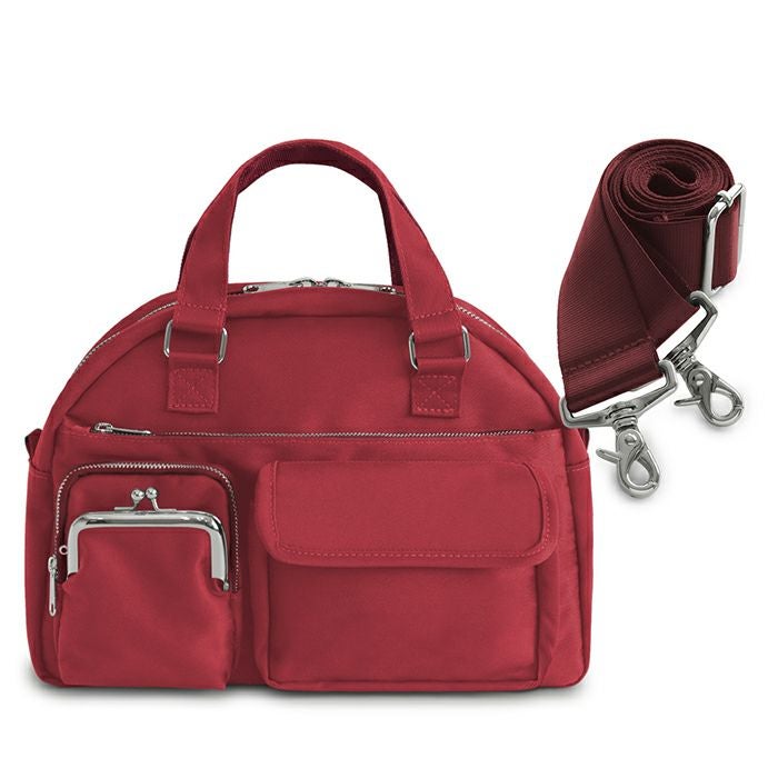 がま口ラウンドバッグマルチポッケ【Sarei NEUTRA】