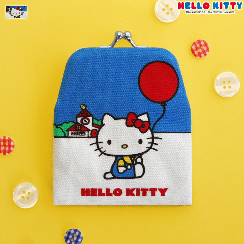 AYANOKOJIがま口お散歩ポシェットHELLO KITTY70's新品タグ付 在庫商品】1.7寸ミニがま口チャーム【HELLO KITTY70's】[M便 1/8
