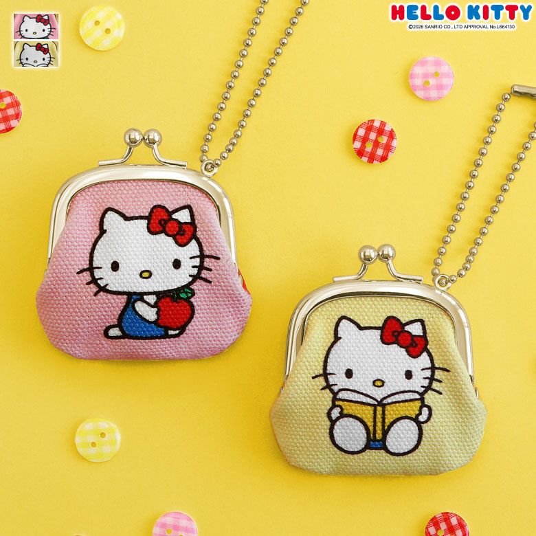 1.7寸ミニがま口チャーム【HELLO KITTY70's】