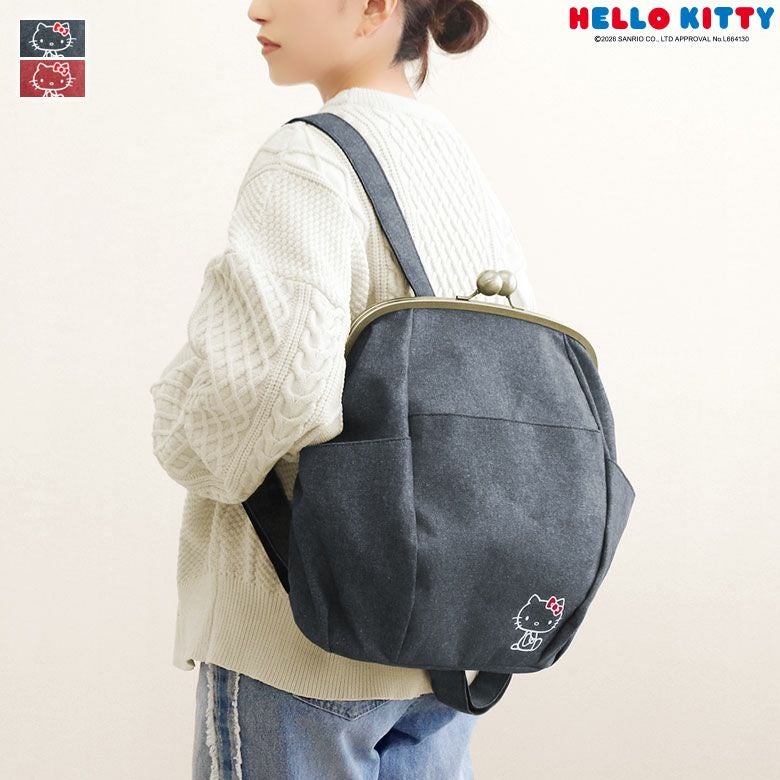 がまぽちゃリュック【HELLO KITTY70's】