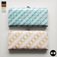 AYANOKOJI あやの小路 がま口ロングウォレット　シュリンクレザー メインイメージ