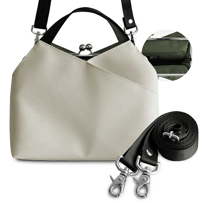 AYANOKOJI Sarei あやの小路 がま口レイヤードショルダーバッグ【Sarei デューロン】