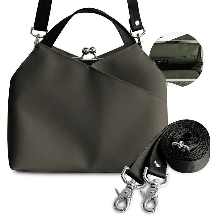 AYANOKOJI Sarei あやの小路 がま口レイヤードショルダーバッグ【Sarei デューロン】