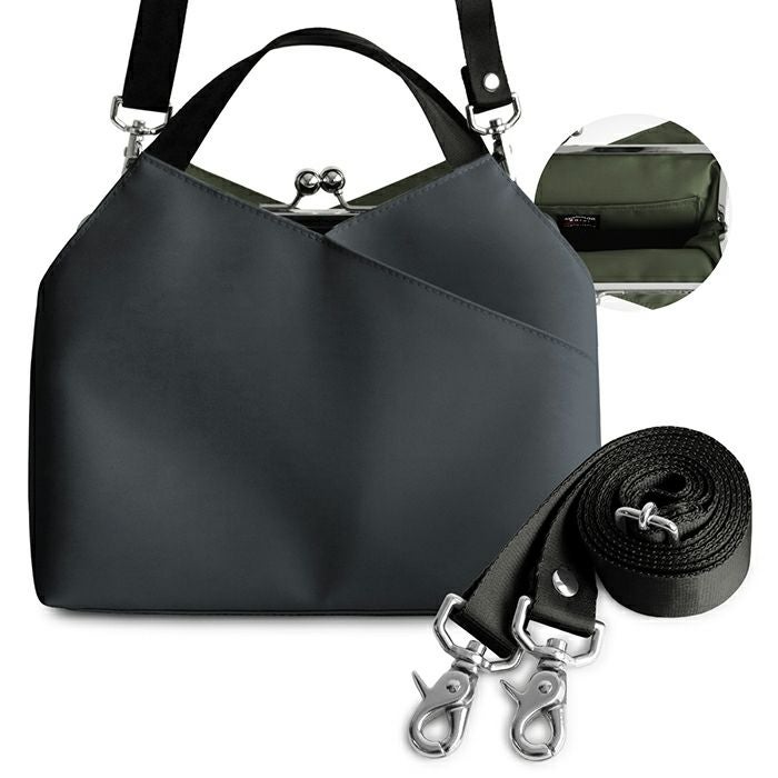 AYANOKOJI Sarei あやの小路 がま口レイヤードショルダーバッグ【Sarei デューロン】