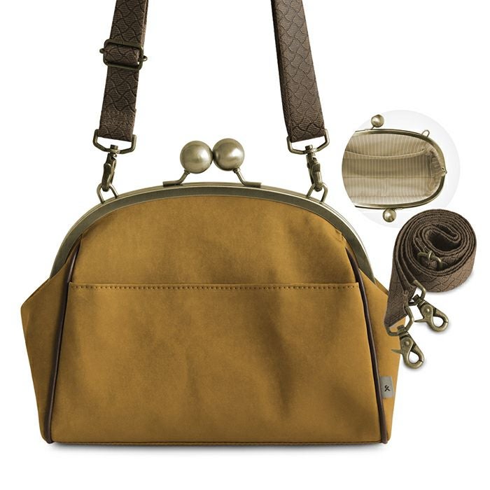 在庫商品】大玉がま口ポシェット【Sueddy（スエッディ）】WEB限定