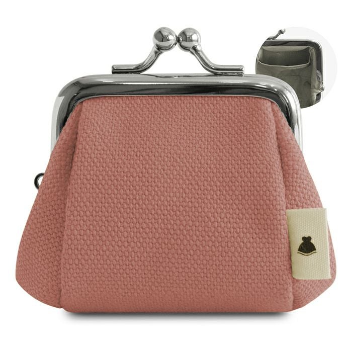 TAWARA型がま口コスメポーチ（極小）【帆布・綿布（アソート）】