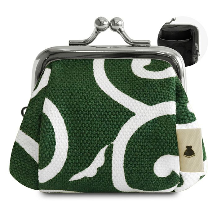 TAWARA型がま口コスメポーチ（極小）【帆布・綿布（アソート）】