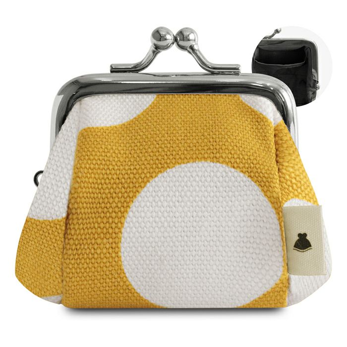 TAWARA型がま口コスメポーチ（極小）【帆布・綿布（アソート）】