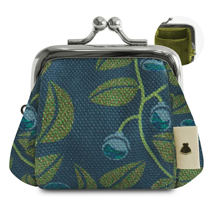 TAWARA型がま口コスメポーチ（極小）【帆布・綿布（アソート）】