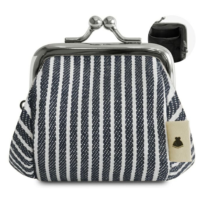 TAWARA型がま口コスメポーチ（極小）【帆布・綿布（アソート）】