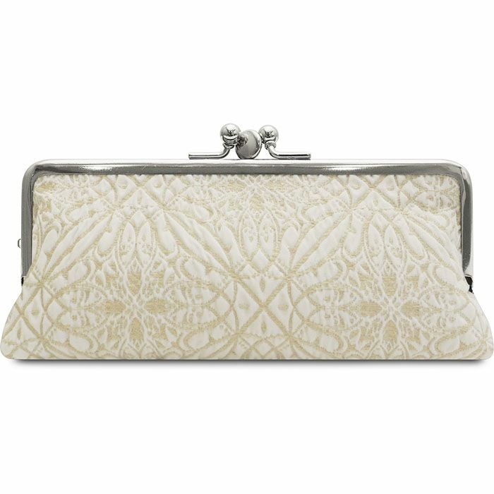 在庫商品】三枚口ペンケース【彩りアソート】 [M便 1/2] フラワータイルホワイト