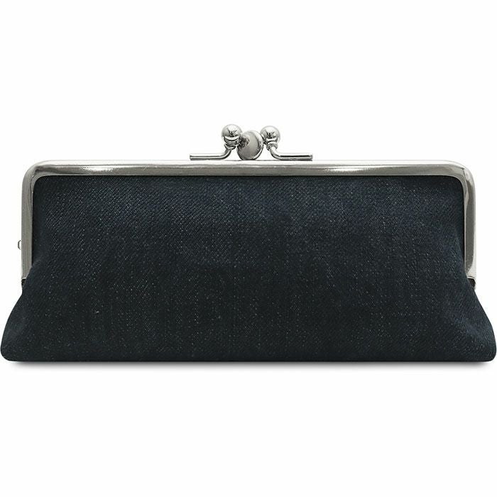 在庫商品】三枚口ペンケース【彩りアソート】 [M便 1/2] デニムインディゴ