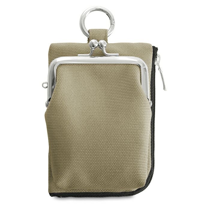 縦型がま口キーコインケース【Sarei コーデュラ(R) re/cor(TM)（コーデュラレコー）・MONTANA（N）】