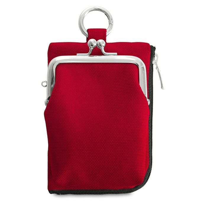 縦型がま口キーコインケース【Sarei コーデュラ(R) re/cor(TM)（コーデュラレコー）・MONTANA（N）】