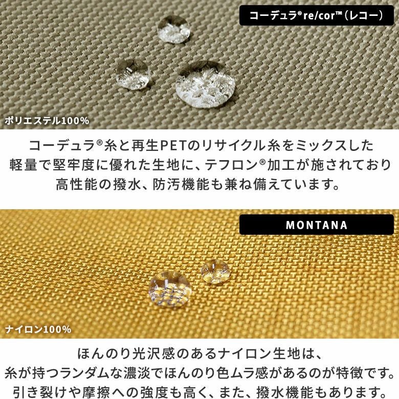 【在庫商品】がま口スクエアトートバッグ＜M＞【Sarei コーデュラ(R) re/cor(TM)（コーデュラレコー）・MONTANA（N）】